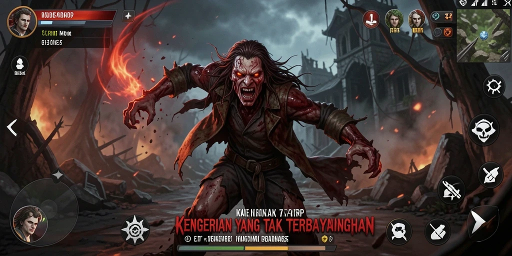 Tampilan kengerian dalam gameplay 77RP yang mencekam.