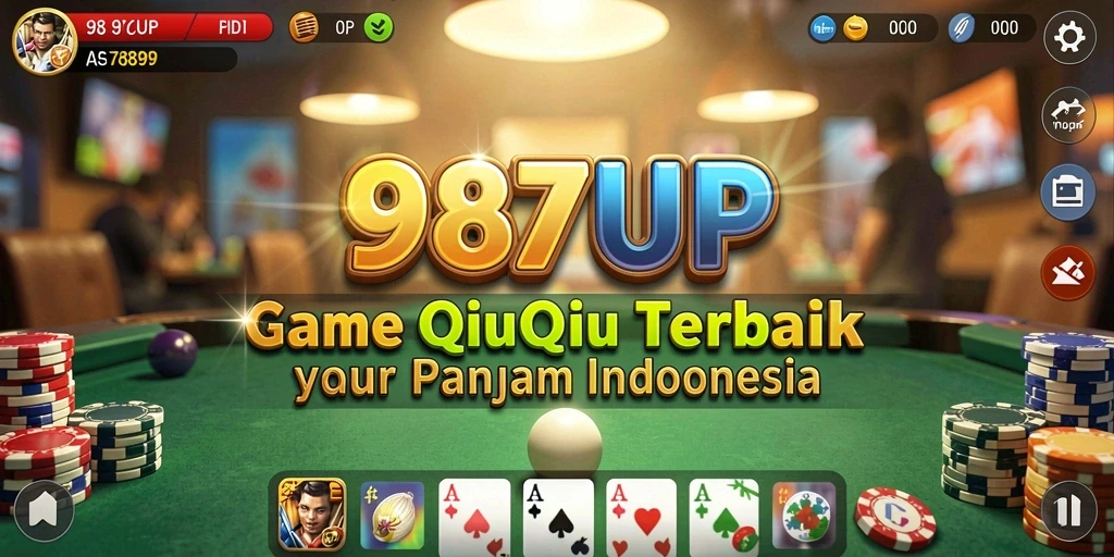 Tampilan permainan QiuQiu yang seru di 987UP.