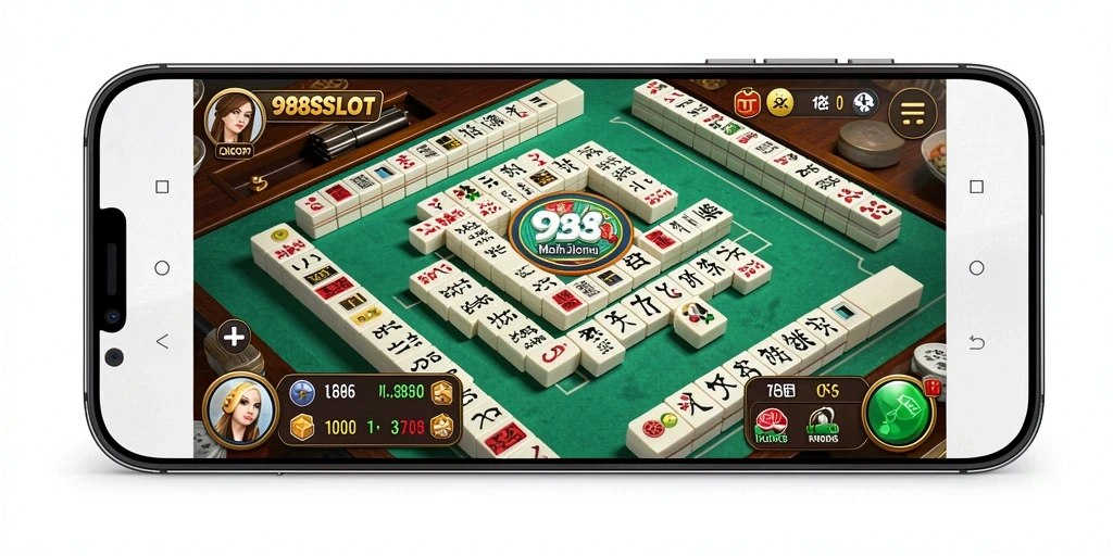 Tampilan Gameplay Seru di 988SLOT Mahjong.
