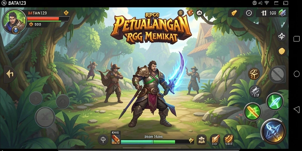 Tampilan gameplay RPG yang menarik dari BATA123.