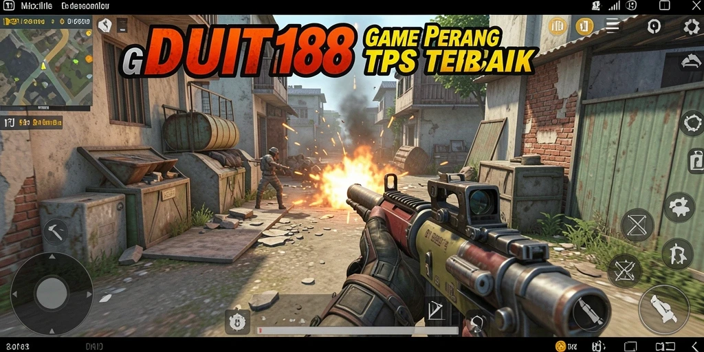 Tampilan gameplay seru dari DUIT188 yang penuh aksi TPS.