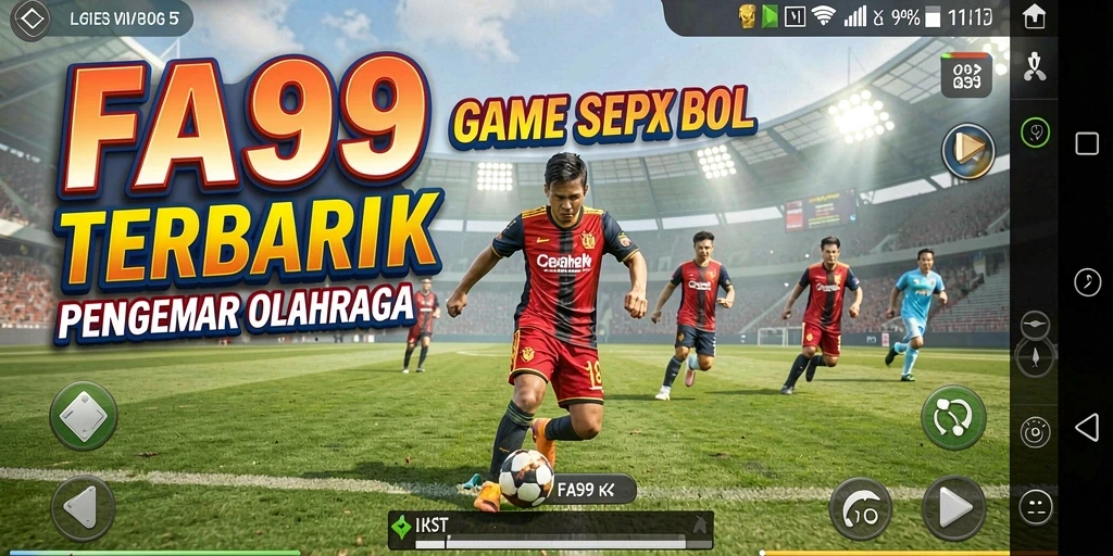 Tampilan menarik dari gameplay FA99 yang mendebarkan.