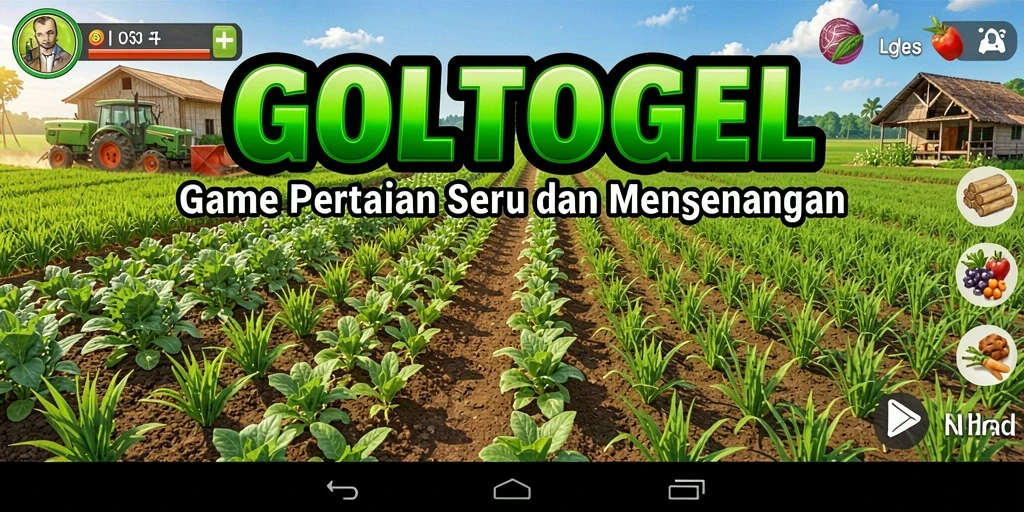 Tampilan gameplay GOLTOGEL yang penuh warna dan menarik.