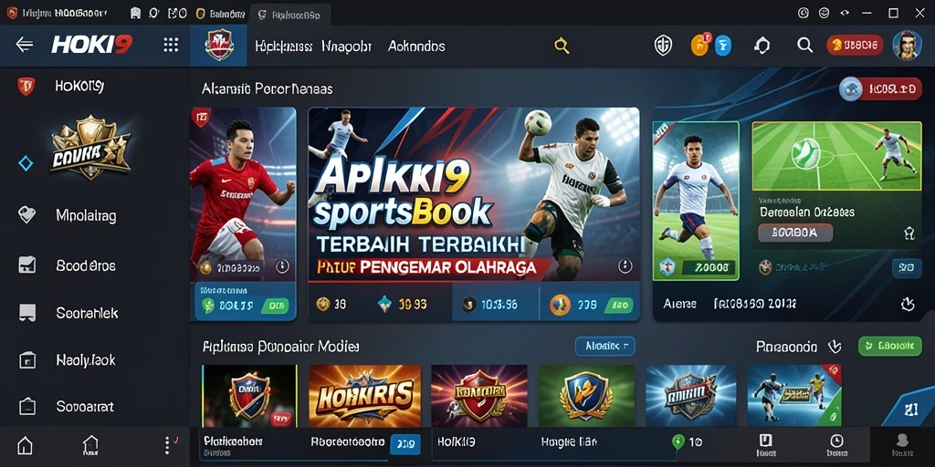 Gambaran gameplay menarik dari aplikasi Sportsbook HOKI9.
