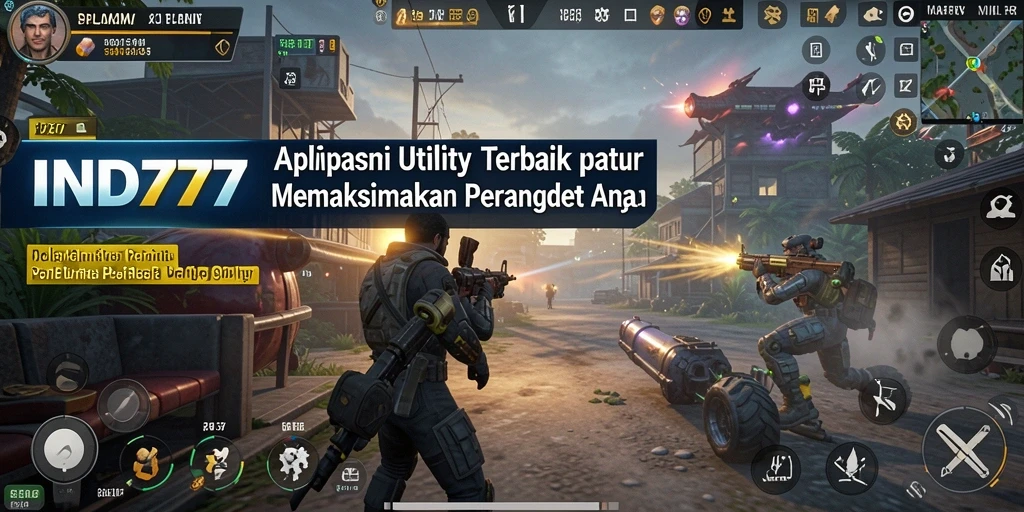 Screenshot utama IND777 menampilkan fitur pembersihan cache yang intuitif.