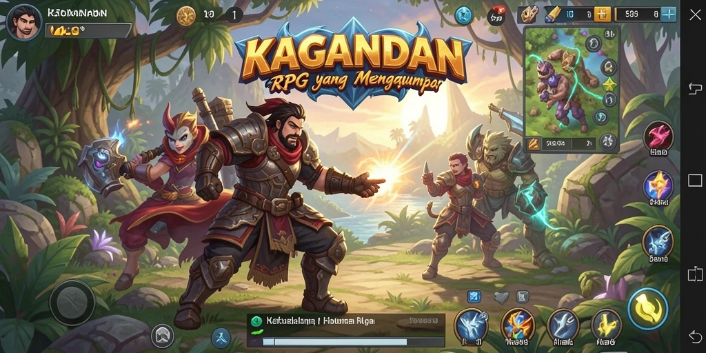 Screenshot permainan KAGANDAN menampilkan aksi RPG yang mendebarkan.