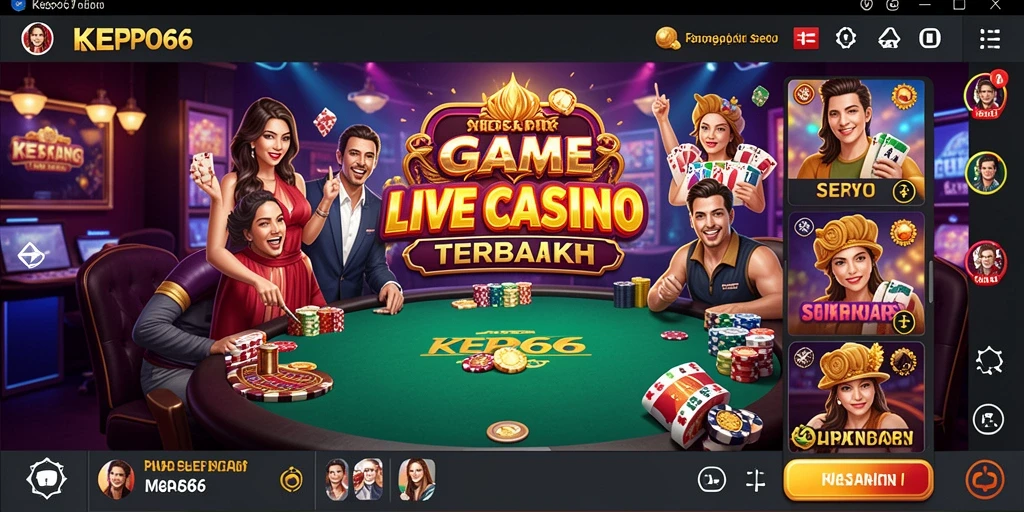 Tampilan gameplay Live Casino di KEPO66 yang mengasyikkan.