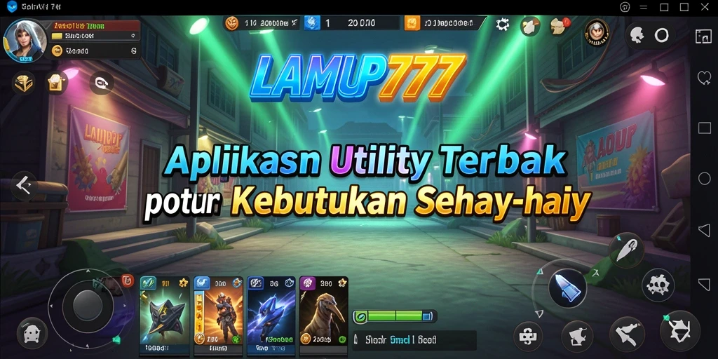 Tampilan utama LAMPU777 dengan berbagai fitur praktis.