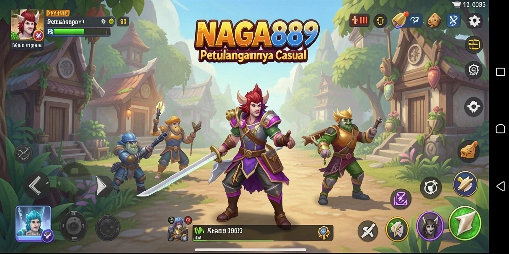 Tampilan gameplay seru dan mengasyikkan dari NAGA889.