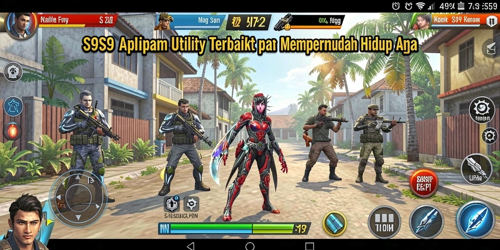 Tampilan utama S9S9 dengan fitur Utility yang lengkap dan mudah diakses.