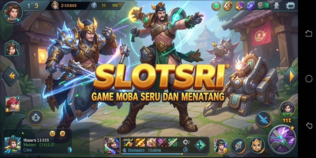 Gameplay menarik dan menegangkan di arena MOBA.