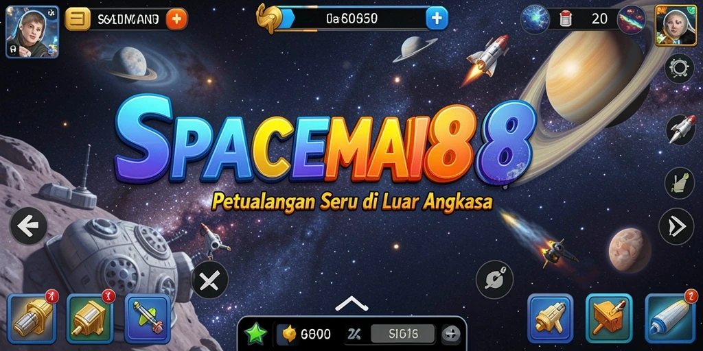 Tampilan gameplay SPACEMAN88 yang penuh aksi dan seru.