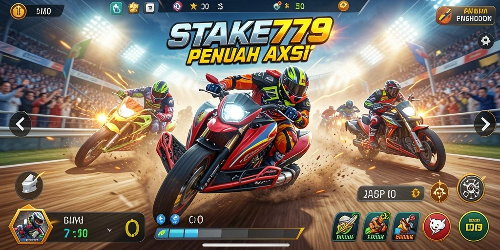 Tampilan jelas dari balapan menegangkan di STAKE779.