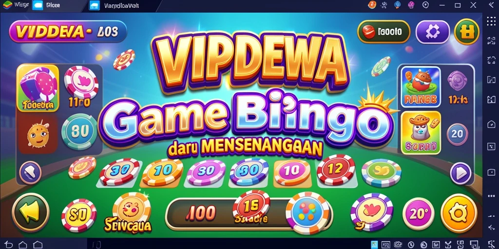 Gameplay seru Bingo di VIPDEWA dengan interaksi pemain.