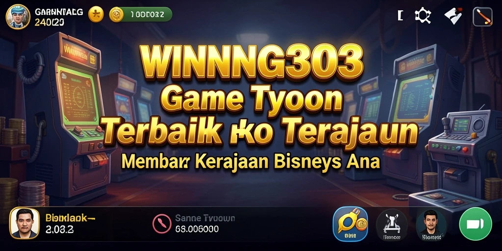 Screenshot utama WINNING303 menunjukkan gameplay menarik dari pengelolaan bisnis Tycoon.