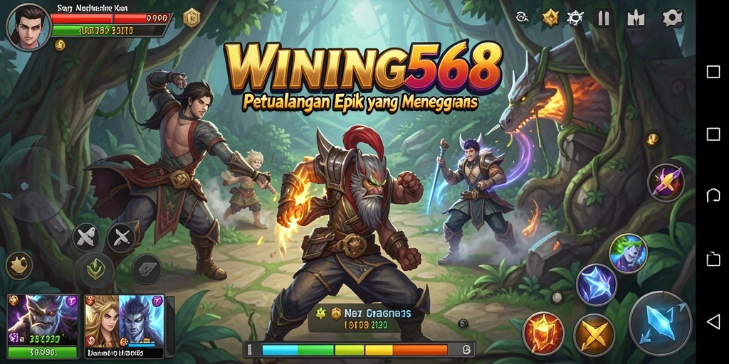Tampilan gameplay memukau dari <strong>WINNING568</strong> yang menunjukkan pertarungan epik.