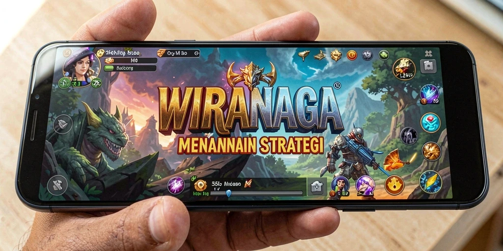 Tampilan gameplay menarik dari WIRANAGA yang penuh strategi.