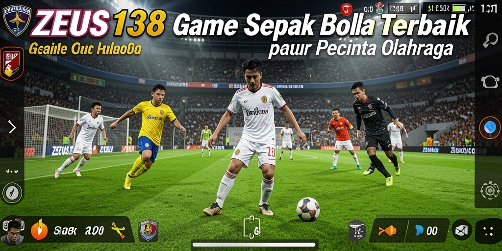Gameplay menakjubkan dari ZEUS138 yang menampilkan pertandingan sepak bola seru.